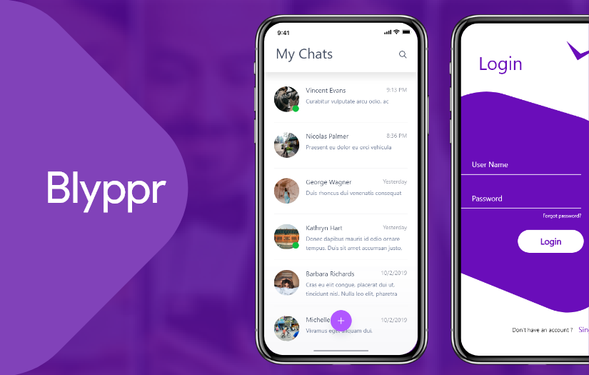 Blyppr | Mobile Application screenshot 1